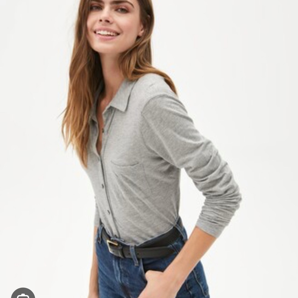 Michael Stars Henley Button Down